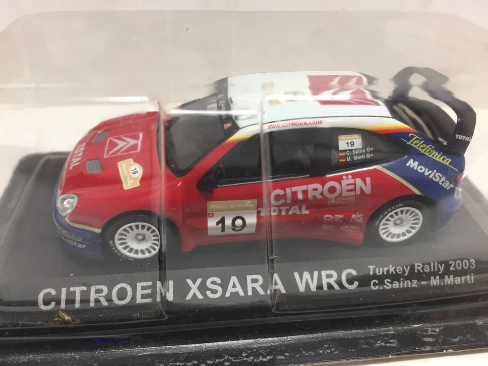 CITROEN Xsara WRC Carlos Sainz Turkey Rally 2003 1:43 Ixo Altaya Diecast - Imagen 2 de 2