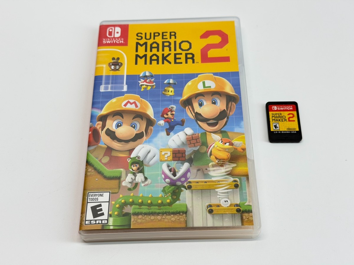 Super Mario Maker 2 (Nintendo Switch) Game & Case Tested | eBay