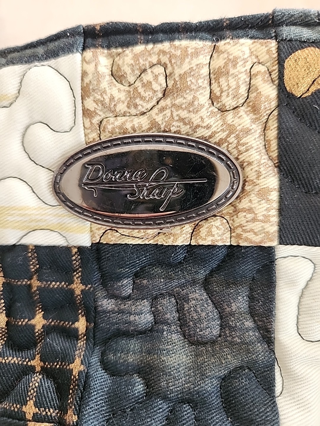 Donna Sharp Purse Quilted Patchwork Organizing Se… - image 2