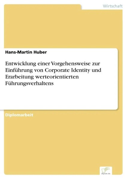 Entwicklung Einer Vorgehensweise Zur EinfüHrung Von Corporate Identity Und...-image