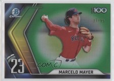 2022 Bowman Chrome Scouts Top 100 Green Refractor 37/99 Marcelo Mayer uk2