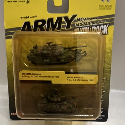 Dragon Models Five Star 1:144 Twin Pack M1A1HA Abrams & M2A2 Bradley Bosnia 1996