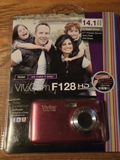Vivitar ViviCam F128 14.1MP Digital Camera Red Brand New In Package