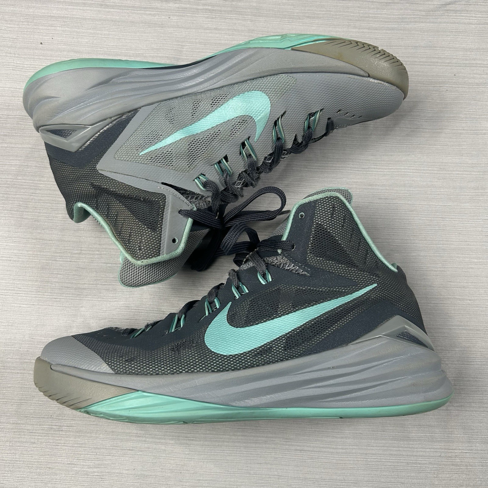 Nike Hyperdunk Magnet Grey Turquoise Men&rsquo;s Size 8 Basketba