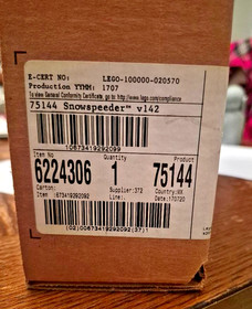 Lego Star Wars UCS Snowspeeder 75144 - Sealed NIB New Ultimate Collectors (2017)