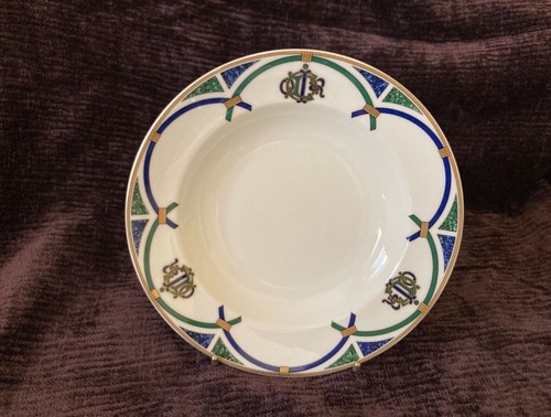 CHRISTIAN DIOR LIMOGES FRANCE : Assiette en Porcelaine Polychrome " Arcadior " - Imagen 2 de 12