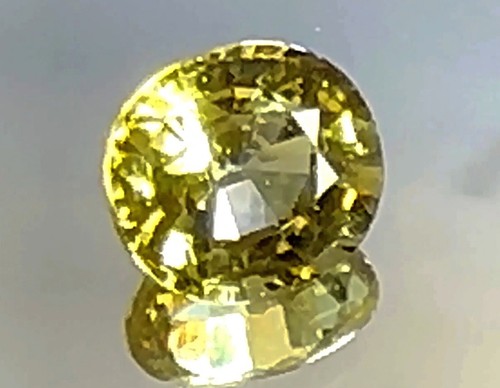 Crisoberilo amarillo rico para limpiar ojos 1,16 quilates 7x6 - Imagen 3 de 8