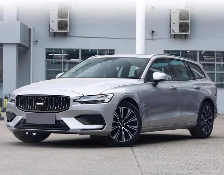 Cubierta de marco decorativa de rejilla delantera negra brillante ABS para Volvo V60 2019-2024 Foto 4 de 4