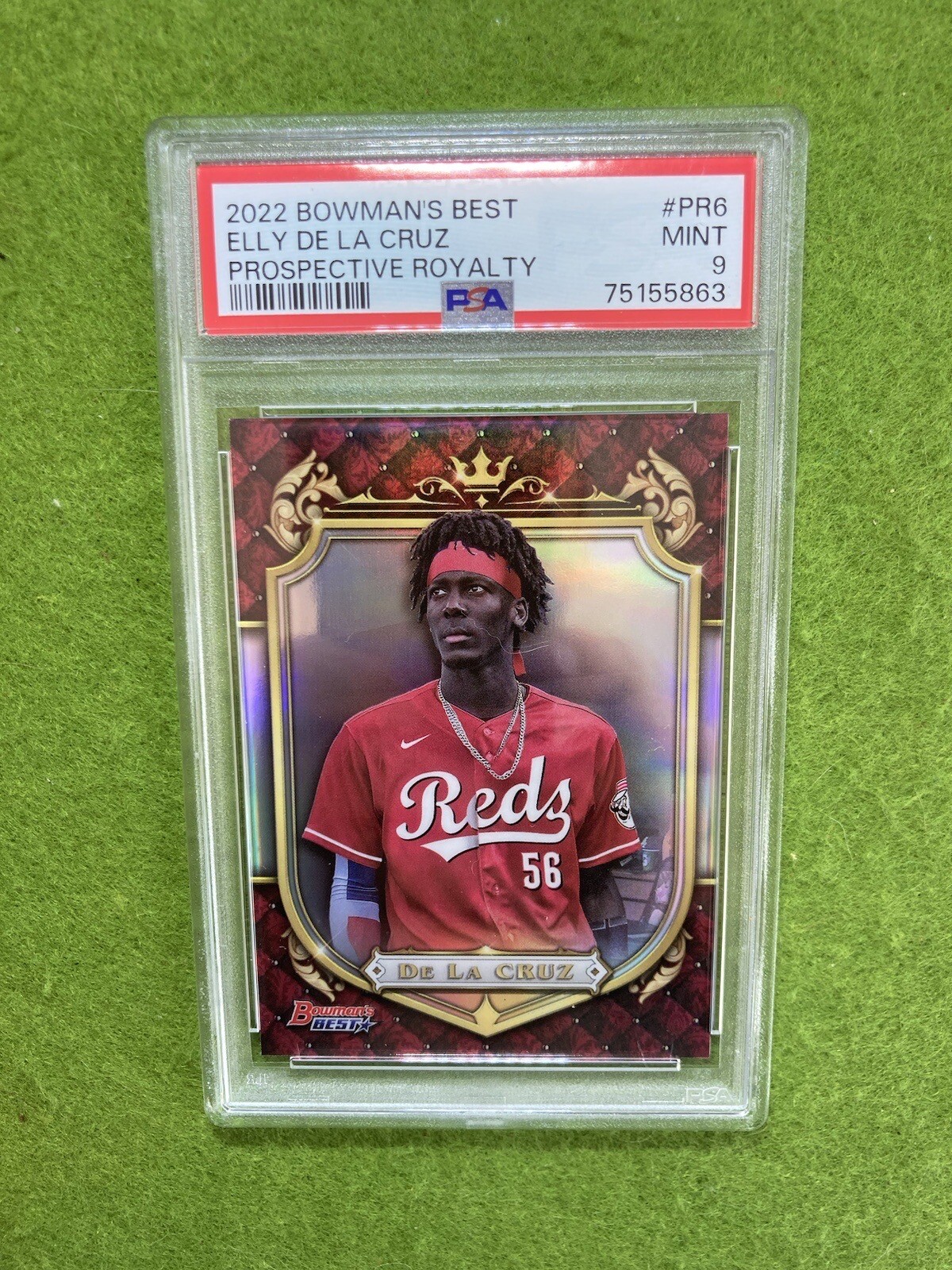 Elly De La Cruz REFRACTOR ROOKIE CARD PSA 9 RC 2022 Bowman's Best MAKE AN OFFER view 16