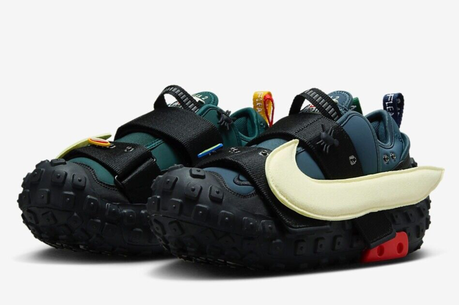 靴 NIKE CPFM FLEA2 Nike CPFM Air Flea 2 Cactus Plant Flea Market Faded Spruce