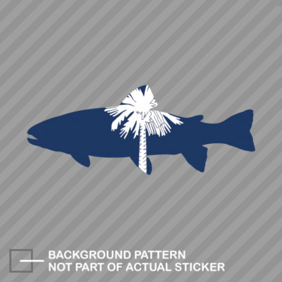 South Carolina State Shaped Flag Sticker Decal Vinyl SC