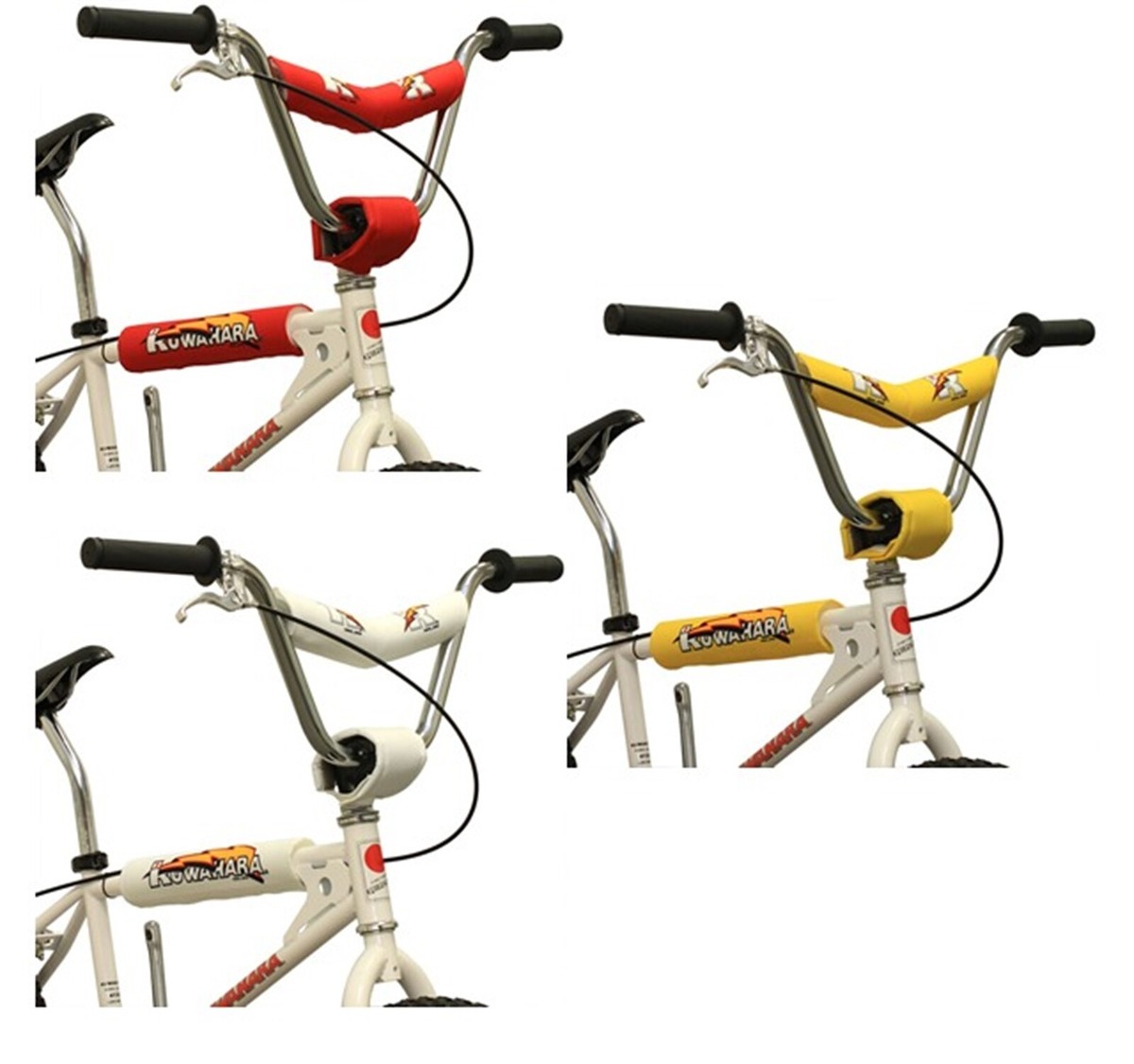 kuwahara lightning pad set old bmx