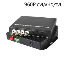 4CH TVI CVI Video Fiber Optical Media Converters for HD 960P CVI TVI AHD CCTV