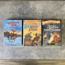 KATHERINE KURTZ hardcovers - The Histories Of King Kelson - Vol. 1-3, 1st Ed.