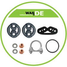 Montagesatz für Abgasanlage Fiat Punto II 1.2 Typ 188 Auspuffhalter, Klemme