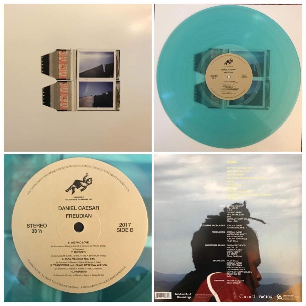 Daniel / Freudian 12&#034; Sky Blue Vinyl 2018 Canadian LP Kali Uchis, | eBay