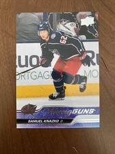 2023-24 Upper Deck Series 2 Samuel Knazko Young Guns 2 Hockey Blue Jackets #483