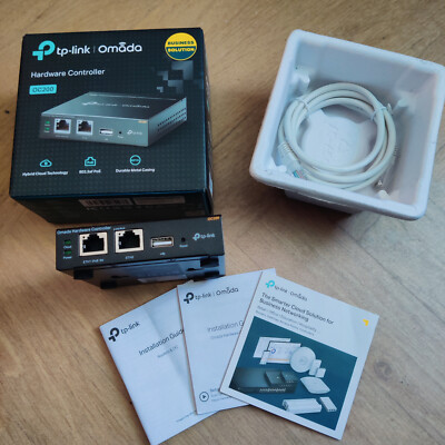 TP-Link OC200 Omada Cloud WLAN Controller PoE Dual-USB Grau NEU