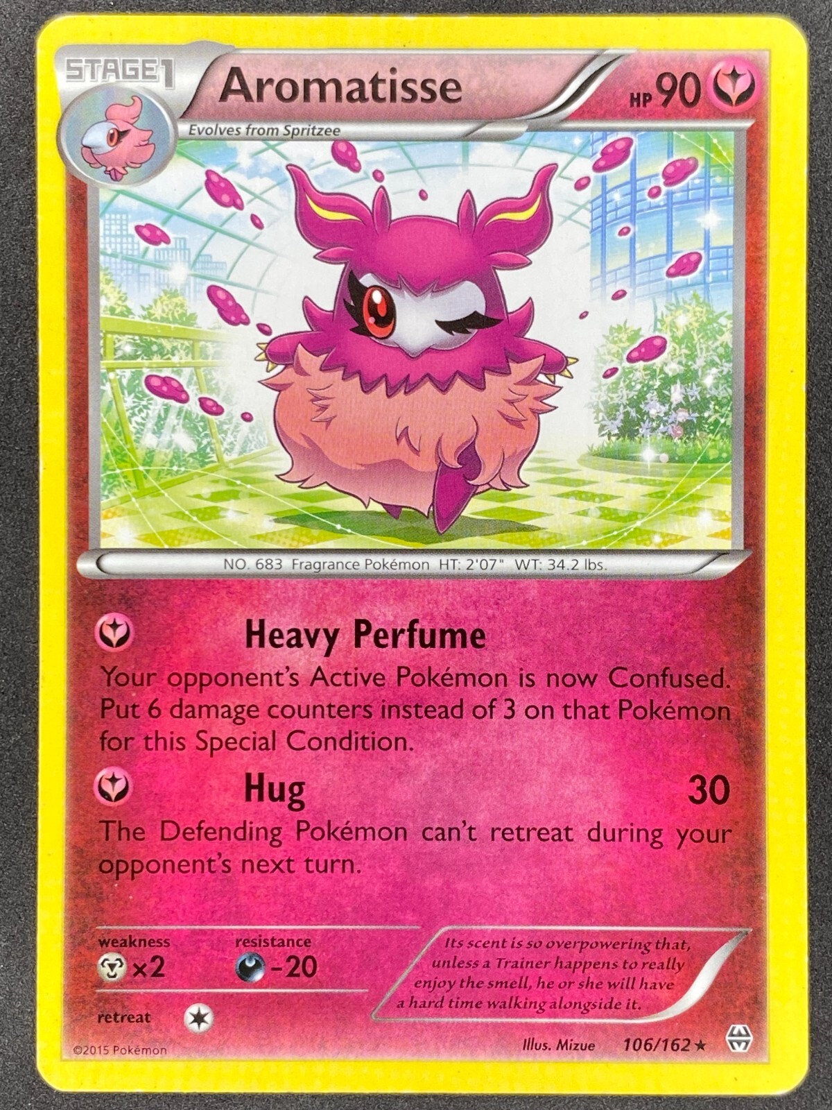 Pokémon Aromatisse 106/162 BKT BREAKthrough LP