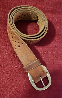 Calvin Klein Woman’s Belt Vintage Medallion Faux Leather Metal Links Studded OS f611f04882c18650ffdf1873832bb9  main image 3