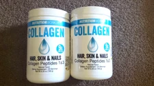 2 PACK NUTRITION WORKS COLLAGEN HAIR,SKIN & NAILS COLLAGEN PEPTIDES 1 & 3 