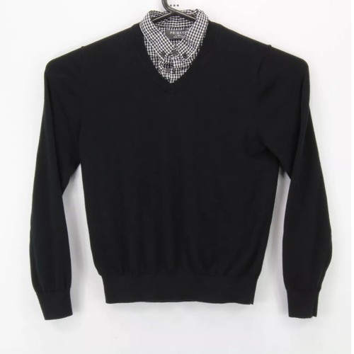 Primark Men's Mock Button Down V Neck 