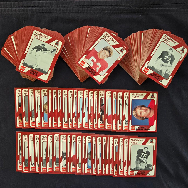 1989 Alabama Coke 580 Football Card #301 - #580 - - - Pick a Card - - -