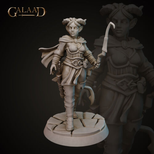 Tiefling Archer - Fighter / Ranger - Galaad Miniatures - Dungeons and Dragons - 第 1/2 張圖片