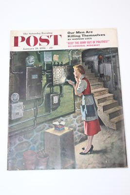 Saturday Evening Post Magazine / January 28 1956 / No Label / General Ridgway
