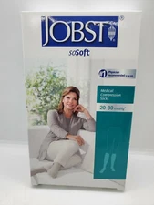 JOBST soSoft, Knee High Compression Socks, Medium, 20-30 mmHg, Sand