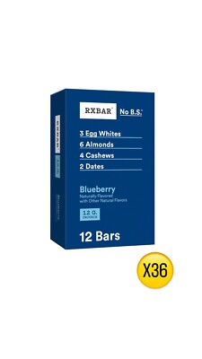 RXBAR Blueberry Protein Bar 1.83 oz Snack Bar delicious gluten free kosher