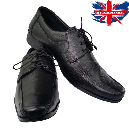 escolar de oficina zapatos formales para adolescentes para hombre negros con cordones zapatos de cuero |