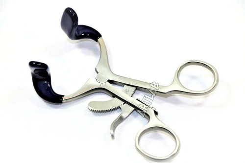4.5" MOLT DENTAL MOUTH GAG WITH SILICONE TIPS 2PCS DENTAL ORTHODONTIC - Picture 5 of 7