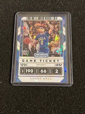 Lonzo Ball 2020-21 Contenders Draft Variation Cracked Ice Ticket #d /23 UCLA 