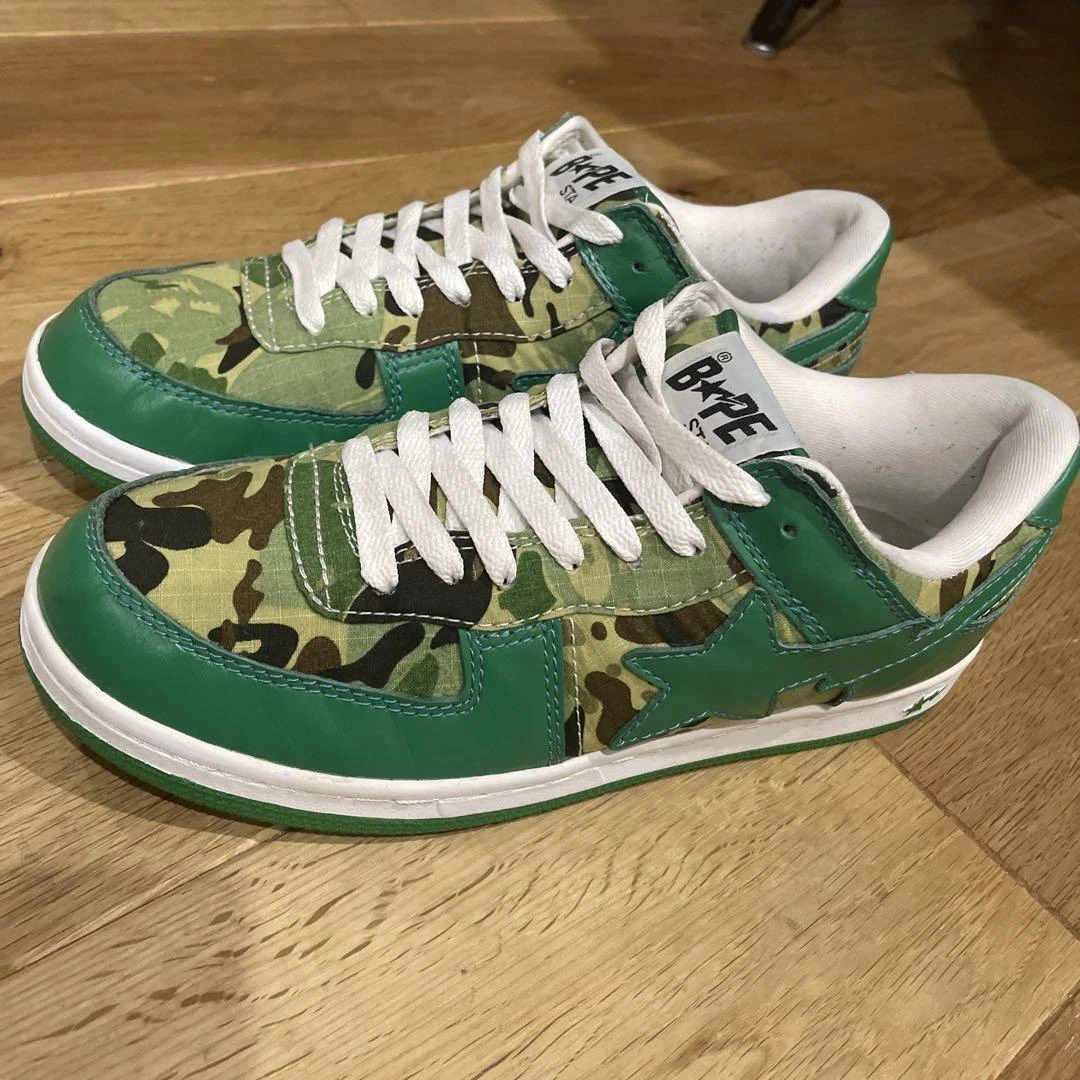Bapesta schuhe grün Clearance