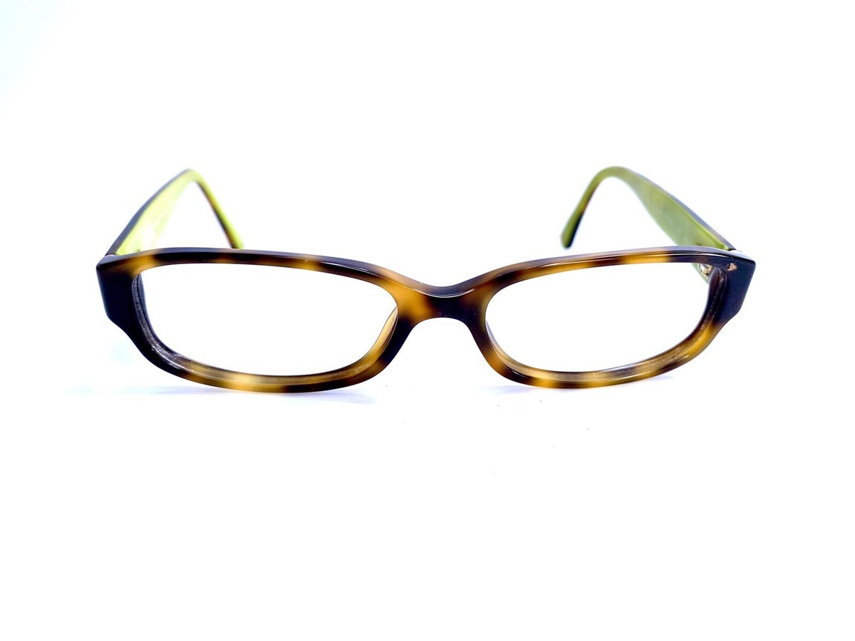 Coach Brown Tortoise Oval Green Interior Eyeglasses Emily HC6001