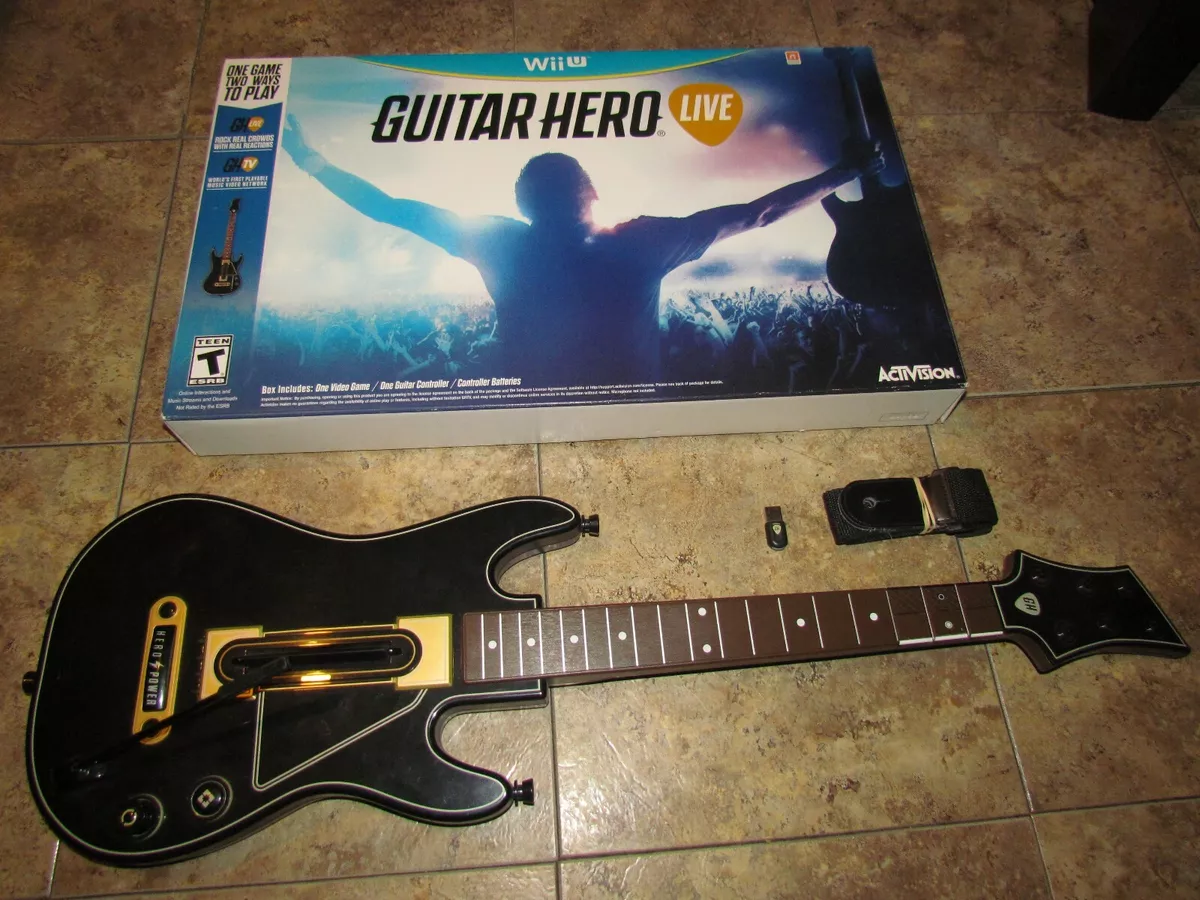 taske Imidlertid Tegnsætning nintendo WII U GUITAR HERO LIVE CONTROLLER DONGLES USB GUITARS OPEN BOX LOT 2 | eBay taske Imidlertid Tegnsætning nintendo WII U GUITAR HERO LIVE CONTROLLER DONGLES USB GUITARS OPEN BOX LOT 2 | eBay