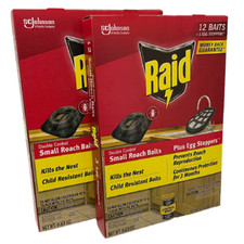 Raid Small Roach Baits And Egg Killer Lot Of ...