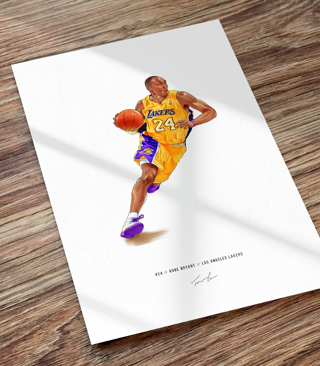 Kobe Bryant in Los Angeles print