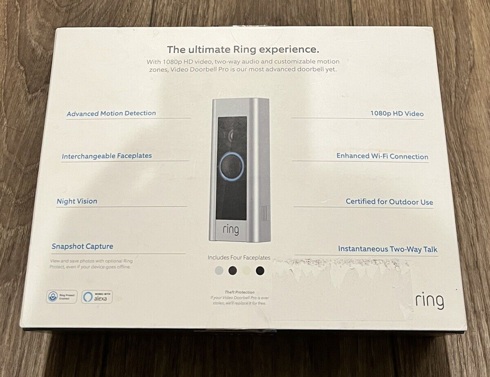 Ring Video Doorbell Pro Hardwired Video Doorbell with Camera