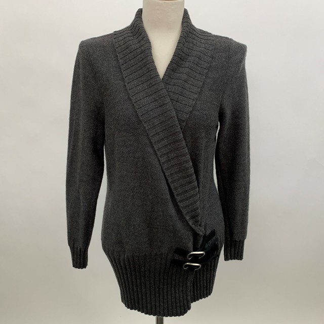 Cynthia Rowley Womens Sweater Medium Gray 100% Merino Wool | eBay