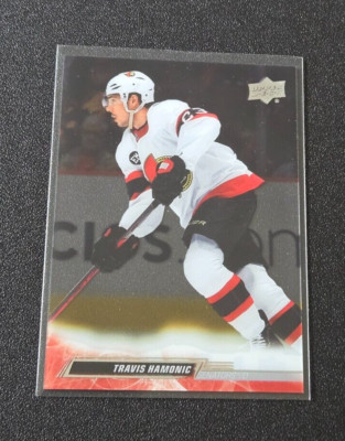 2022-23 Upper Deck CLEAR CUT Travis Hamonic #376 Ottawa Senators