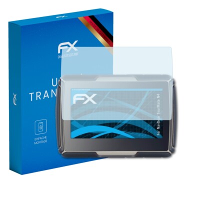atFoliX 3x Displayschutzfolie für NavGear TourMate N4 Schutzfolie klar Folie