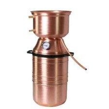 DISTILLATORE  IN RAME 30 LT A FUNGO, NUOVO.ALAMBICCO, BOLLITORE - ESTRATTORE.
