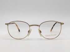 Eyeglasses Frames Woman Round Small Gold Panto 1980s 1543 1881 Vintage