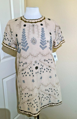 Sadie & Sage Embroidered Open Back Dress