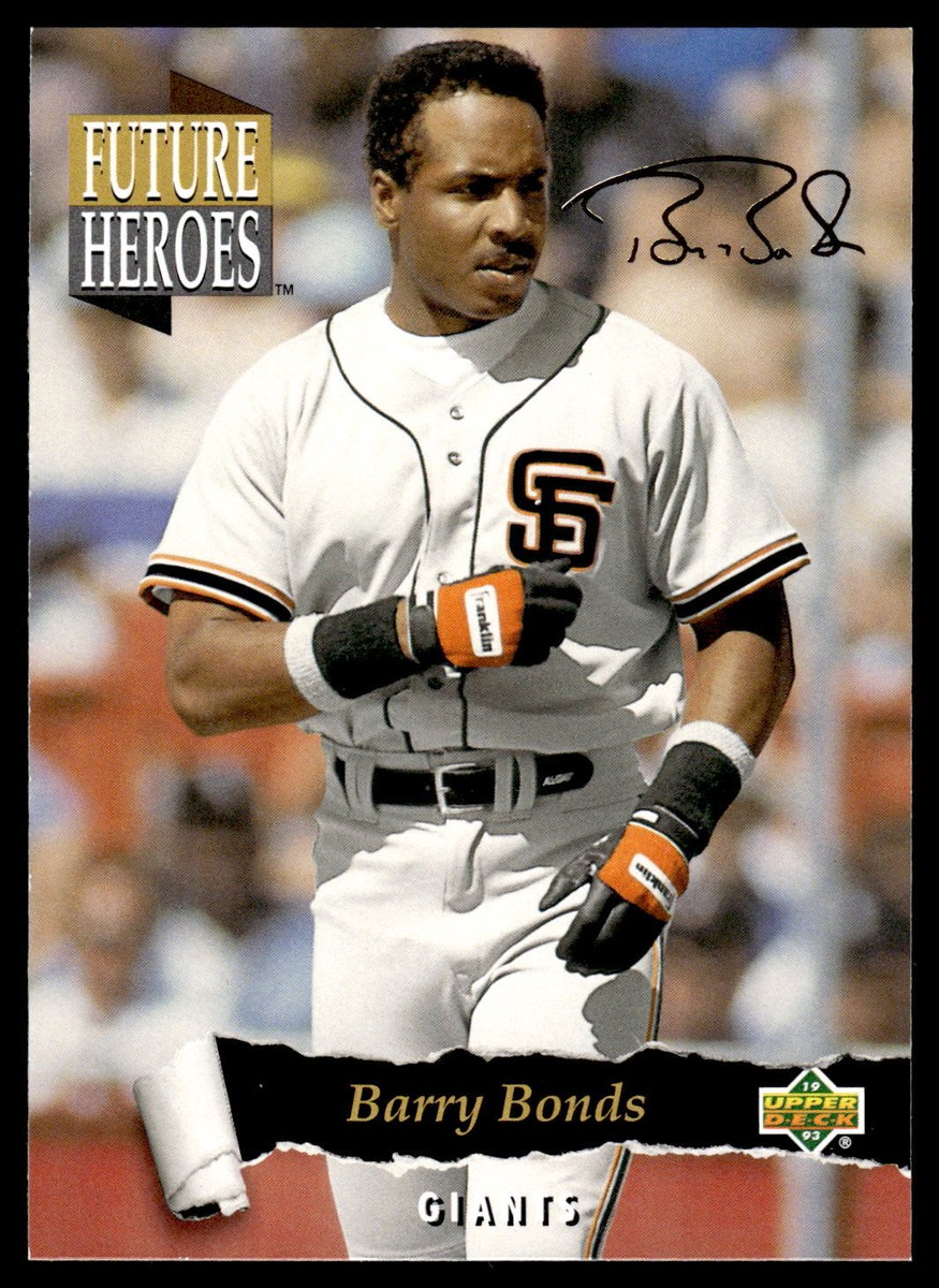 1993 Upper Deck #56 Barry Bonds Future Heroes Near Mint or Better
