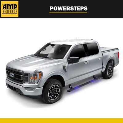 AMP Research PowerStep Running Board 76152-01A for 2021-2024 Ford F-150