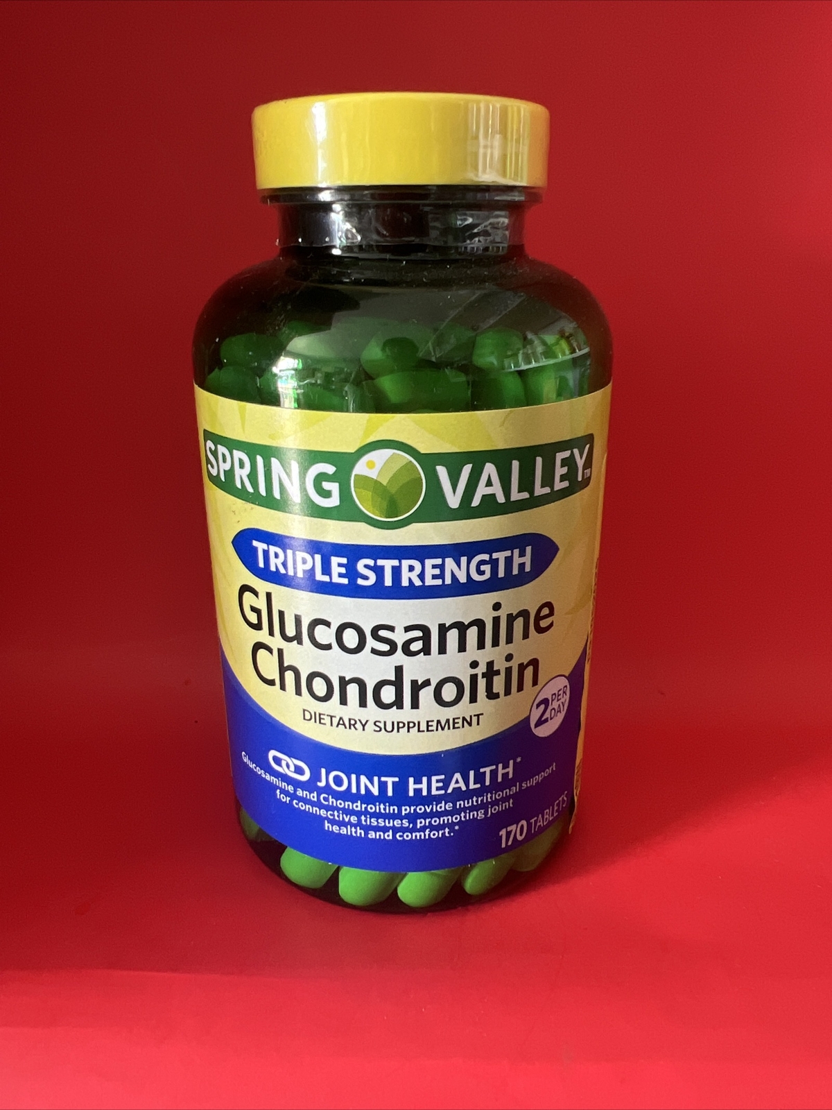 Spring Valley Glucosamine Chondroitin, Triple Strength, 170 Tablets