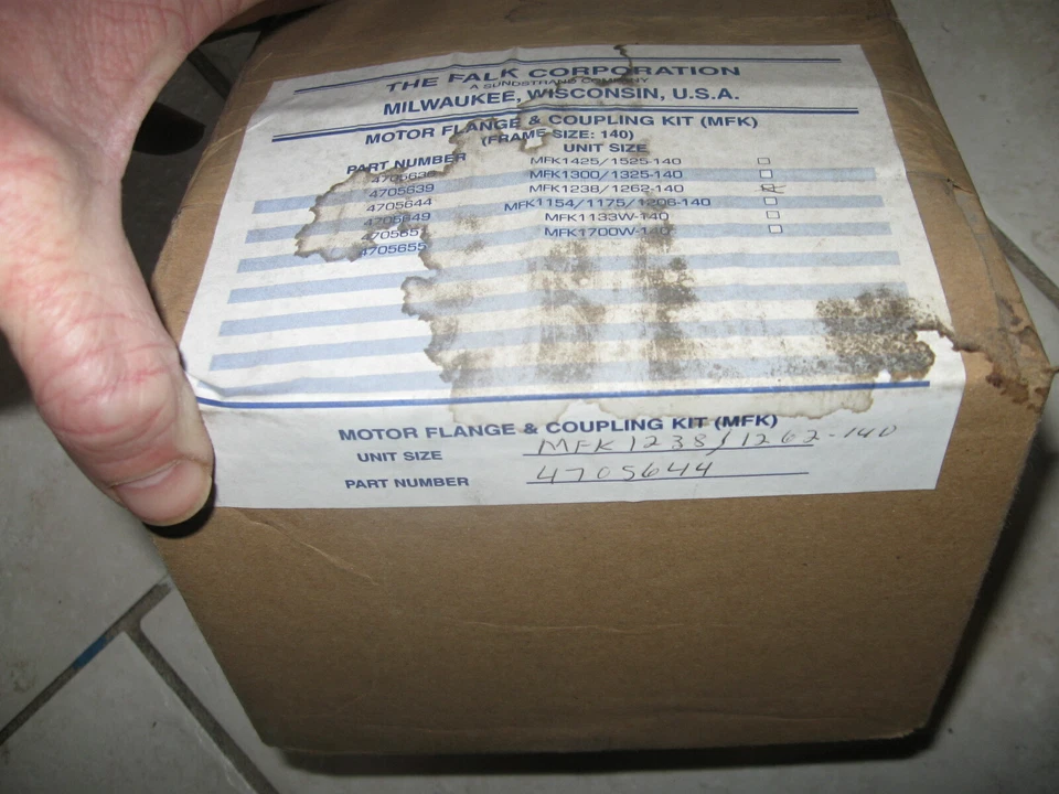 NEW Falk Omnibox Gear Worm Reducer w/ flange Coupling Kit # 4705644  # 1238WB1A - Image 4 of 4